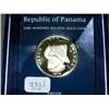 Image 1 : PANAMA  1976  $100  Gold coin  BU.  .