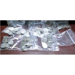 USA, Large lot of 160 Liberty 5 cents