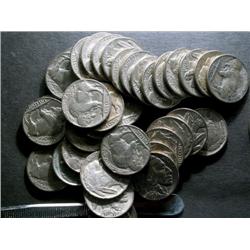 Large lot of 86 Buffalo nickels.  All