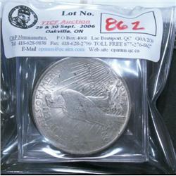 USA Silver dollars, 1882, 1900-O, 1922,