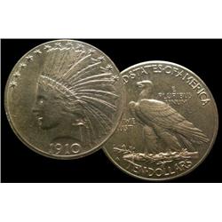USA $10 Gold  1910D  MS-60 or better.  