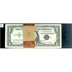 USA, Original bundle of Silver Certifi