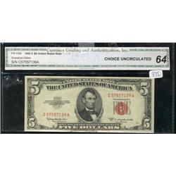USA 1953  C  $5  (FR-1535)  C57557139A 
