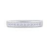 Image 2 : 1/2 CTW Princess Diamond Wedding Ring 14kt White Gold - REF-41F9M