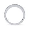 Image 3 : 1/2 CTW Princess Diamond Wedding Ring 14kt White Gold - REF-41F9M
