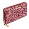 Image 1 : Louis Vuitton Pink Leopard Print Monogram Vernis Leather Zippy Wallet