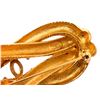 Image 3 : Chanel Vintage Gold-Tone Reef Rope Knot Brooch Pin