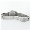 Image 8 : Rolex Mens Stainless Steel Black Diamond Lugs & Pyramid Bezel Datejust Wristwatc