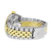 Image 3 : Rolex Mens 2 Tone 14K Green Diamond 36MM Datejust Wristwatch