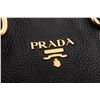 Image 8 : Prada Black Leather Vitello Daino Large Two-Way Bag