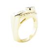 Image 4 : 0.55 ctw Blue Sapphire and Diamond Ring - 14KT Yellow Gold