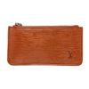 Image 4 : Louis Vuitton Brown Epi Leather Pochette Cles Key Pouch
