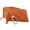Image 7 : Louis Vuitton Brown Epi Leather Pochette Cles Key Pouch