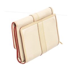 Louis Vuitton White Suhali Leather Le Favori Wallet