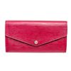 Image 2 : Louis Vuitton Fuschia Epi Leather Sarah Wallet