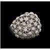 Image 1 : 14KT White Gold 0.72 ctw Diamond Ring
