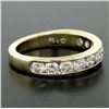 Image 8 : 14k Yellow Gold 1.05 ctw Round Diamond Band Ring