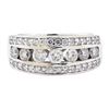 Image 2 : 1.00 ctw Diamond Ring - 14KT White Gold