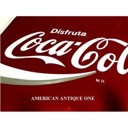 Spanish 44cm USA Coca-Cola Sign