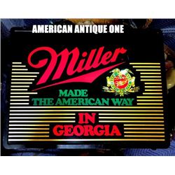 Georgia 50cm Mirror Beer Neon