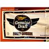 Image 1 : 179cm Harley-Davidson & Miller Beer Tapestry Store Display