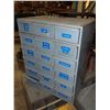 Image 2 : 17" x 21" Durham Steel Storage Unit w/ Contents