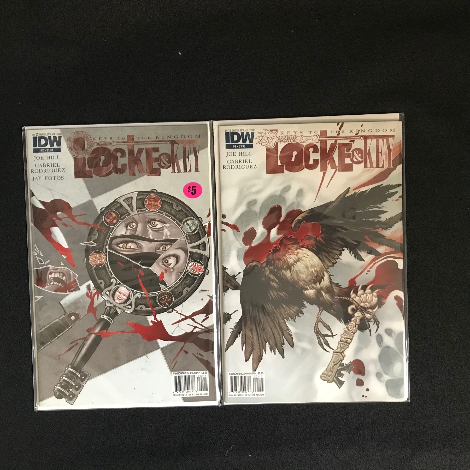 LOCKE & KEY COMIC BOOK LOT (IDW)