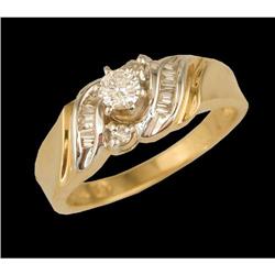 14KY Gold .50ct Diamond Engagement Ring