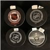 Image 2 : AUTOGRAPHED HOCKEY PUCK LOT