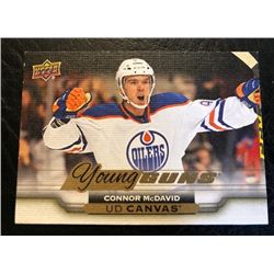 2015 UPPER DECK CANVAS YOUNG GUNS CONNOR McDAVID