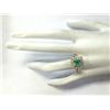 Image 4 : 1.72 CTW Natural Emerald And Diamond Ring 14K Solid Yellow Gold