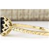 Image 2 : 1.50 CTW Natural Green Tourmaline Ring In 14k Yellow Gold