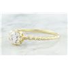 Image 2 : 0.50 CTW Diamond 18K Yellow Gold Solitaire Engagement Ring