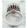 Image 3 : 3.54 CTW Ruby 18K White Gold Diamond Ring