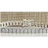 Image 1 : 5.60CTW Natural Diamond Bracelet In 18K Solid White Gold
