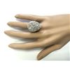 Image 4 : 4.50 CTW Natural Diamond Ring In 14k White Gold