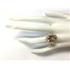 Image 4 : 5.09 CTW Natural Morganite And Diamond Ring 14K Solid Yellow Gold