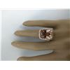 Image 6 : 14.90 CTW Morganite 18K Rose Gold Diamond Ring