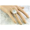 Image 5 : 10.77 CTW Aquamarine 18K White Gold Diamond Ring