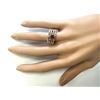 Image 4 : 1.00 CTW Natural Ruby And Diamond Ring In 14k Yellow Gold