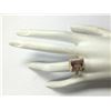Image 4 : 5.56 CTW Natural Morganite And Diamond Ring In 18K Solid Yellow Gold