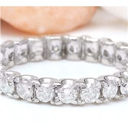 1.50 CTW Natural Diamond 18K Solid White Gold Ring