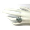 Image 4 : 8.91 CTW Natural Aquamarine And Diamond Ring In 14K Solid White Gold
