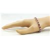Image 6 : 11.95 CTW Ruby 14K White Gold Diamond Bracelet