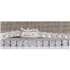Image 1 : 7.35 CTW Natural Diamond Bracelet In 18K White Gold