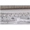 Image 2 : 7.35 CTW Natural Diamond Bracelet In 18K White Gold