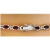 Image 5 : 46.80 CTW Ruby 14K White Gold Diamond Necklace