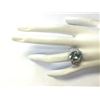 Image 4 : 5.69 CTW Natural Blue Aquamarine And Diamond Ring In 18K White Gold