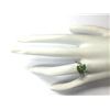 Image 4 : 3.38 CTW Natural Green Peridot And Diamond Ring 18K Solid White Gold