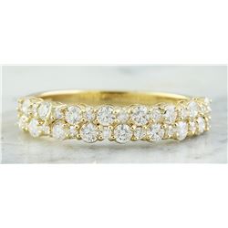 0.75 CTW 18K Yellow Gold Diamond Ring